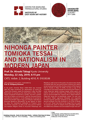 Hiroshi Takagi: Nihonga Painter Tomioka Tessai and Nationalism in Modern Japan